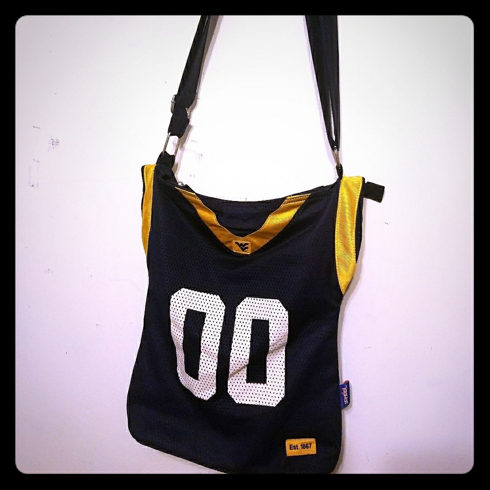 West Virginia Jersey, purse bag